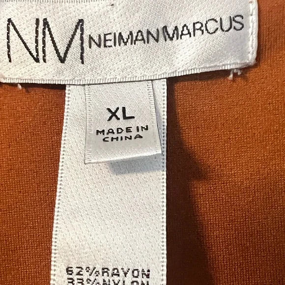 Neiman Marcus Terracotta Mini Dress - Picture 2 of 5